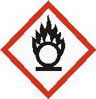 2.2 Címkézési elemek 2/14 Figyelmeztetés: Veszély Figyelmeztető mondatok: H270: Tüzet okozhat vagy fokozhatja a tűz intenzitását, oxidáló hatású.
