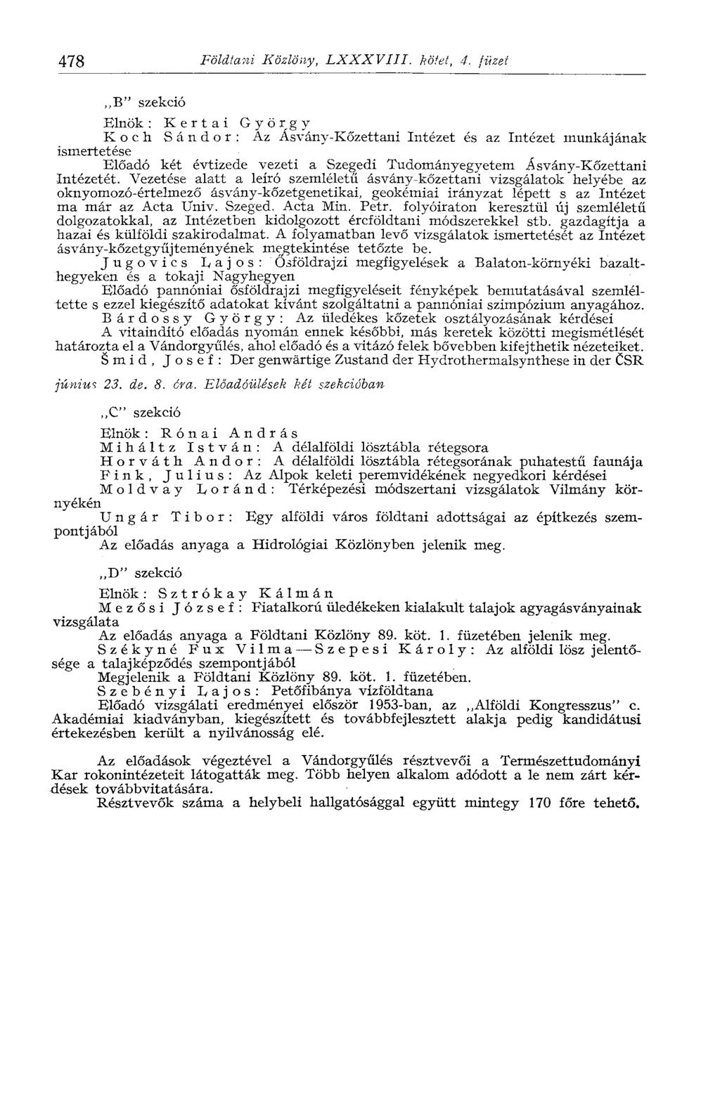 478 Földtani Közlöny, LXXXVIII. kötet, 4.
