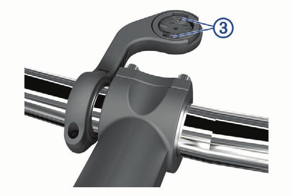 Helyezzük a bilincset a gumialátétre. 5. Helyezzük vissza, majd húzzuk meg a csavarokat. Jegyezzük meg! A Garmin 0,8 Nm nyomatékot ajánl a csavarok megszorításánál.