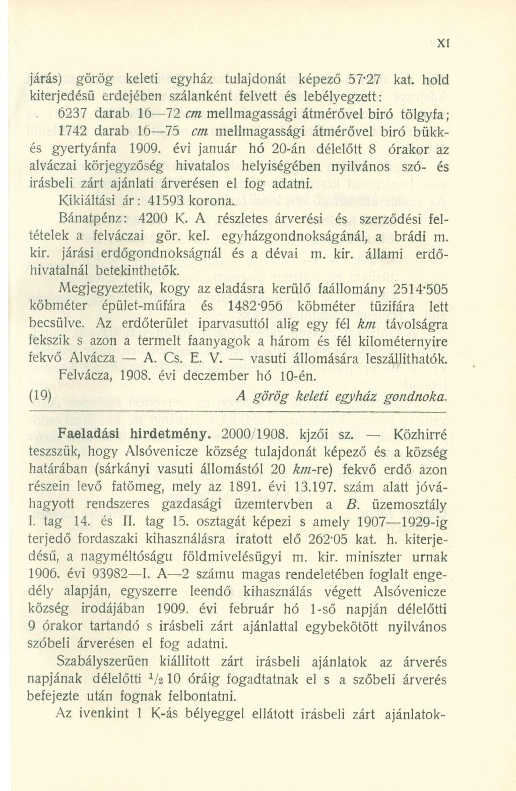 járás) görö g kelet i egyhá z tulajdoná t képez ő 57*2 7 kat.