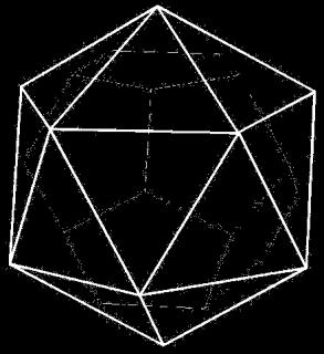 Már Euler is bebizonyította, hogy ennél magasabb rendű geometriai szabályosság a sokszögek világában keresve sem található, ezért a gömbökből kirakott