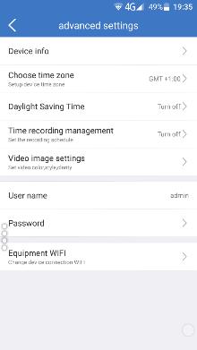 Válassza ki az Equipment WiFi sort kívánt router nevét és irja be a 4.