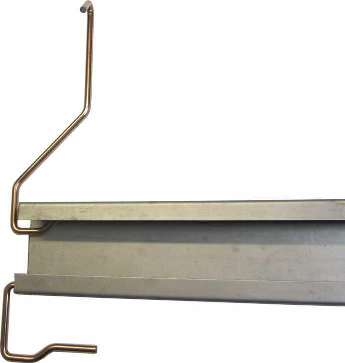 szorító kampók Különleges formájú elemek felakasztására szolgál. Nagyon kis felületű kontaktpontok. drótvastagság KL KL 300 Anto-Hook HF 2,0 mm 3,0 mm hossz max.