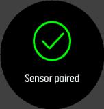Válassza a Pair sensor (Szenzor társítása) lehetőséget a szenzortípusok listájának megjelenítéséhez. 3.