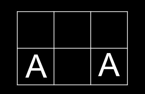 10. A PANGEA szó betűit a következő négyszögben kell elhelyezni: Az elhelyezés szabályai: A két A betű rögzített, helyük nem változtatható. A PANGEA szó minden betűje pontosan egyszer szerepelhet.