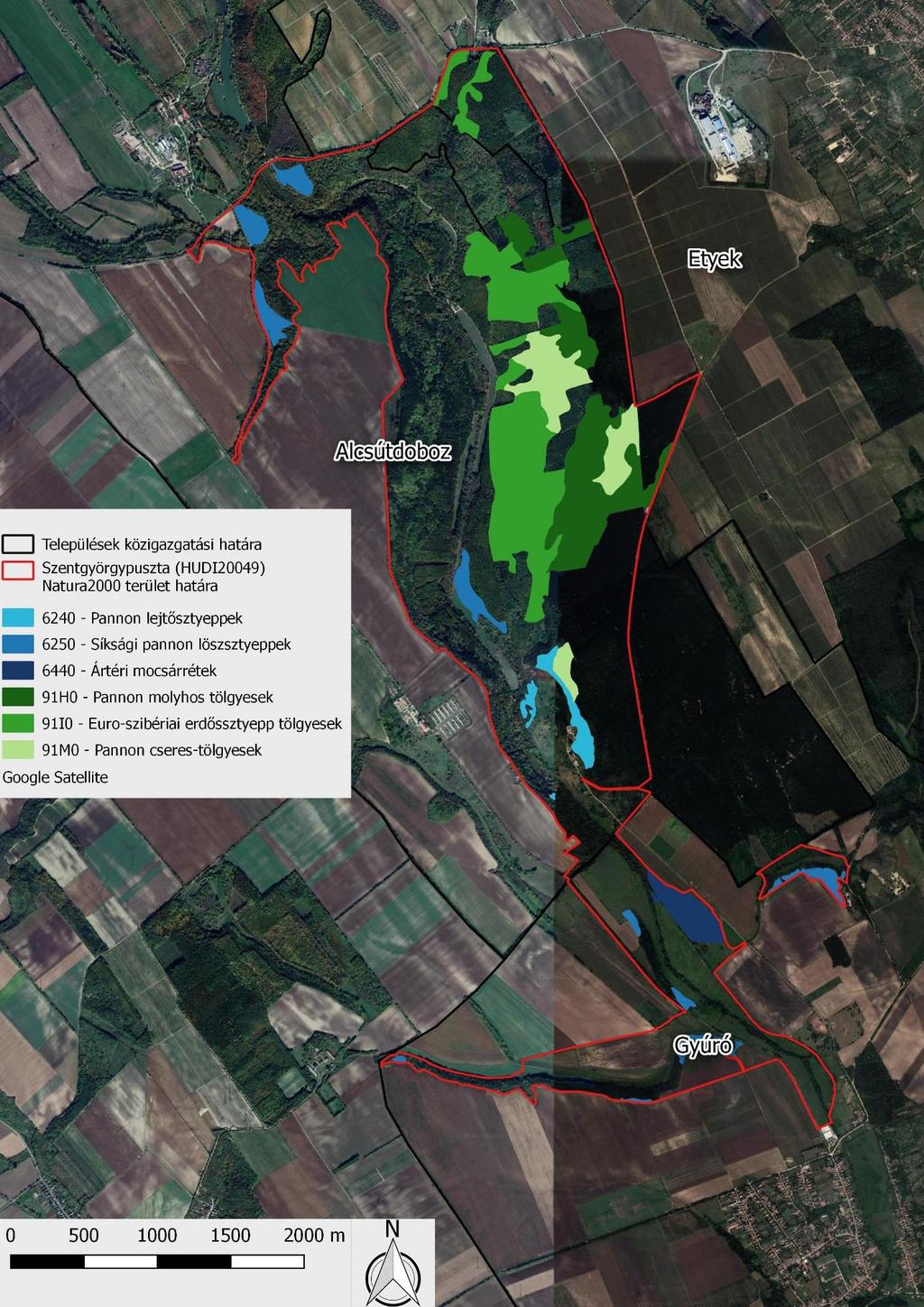 3. melléklet: Szentgyörgypuszta (HUDI20049) Natura 2000