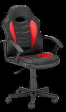 690 29 990 PRO GAMER SZÉK kárpitozott bőrutánzat, krómozott fém