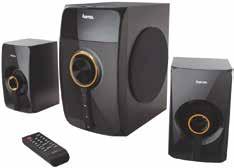 1 LBA-2180 MULTIMEDIAS HANGFALSZETT 80 W, távirányítóval, 45-20 000 Hz, Bluetooth, integrált USB port és SD-kártya olvasó, FM rádió,