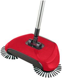 ,- ** 3 490 PADLÓSEPRŰ, nyéllel, mechanikus, forgó kefével, piros/fekete.,- (850097) - % BOTMIXER AGNES, műanyag/nemesacél, kb.