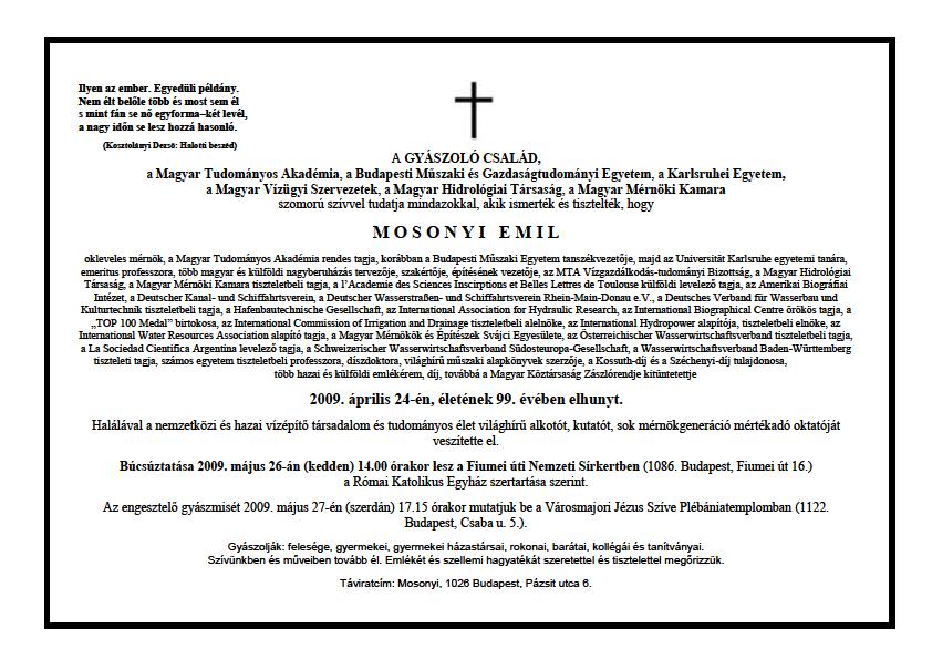 Mosonyi Emil