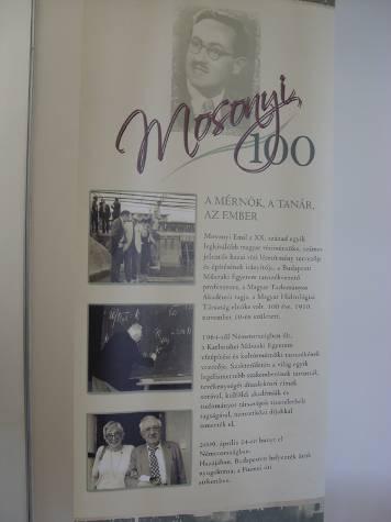 Életút: A mérnök, a tanár, az ember Mosonyi Emil 1910-ben született, és életének 99. évében, 2009-ben hunyt el.