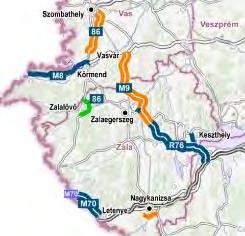 Innovatív megoldások: Zalaegerszegi tesztpálya és tesztkörnyezet Infrastruktúra fejlesztés: közúti tesztkörnyezet és okosút Úthálózat fejlesztés smart
