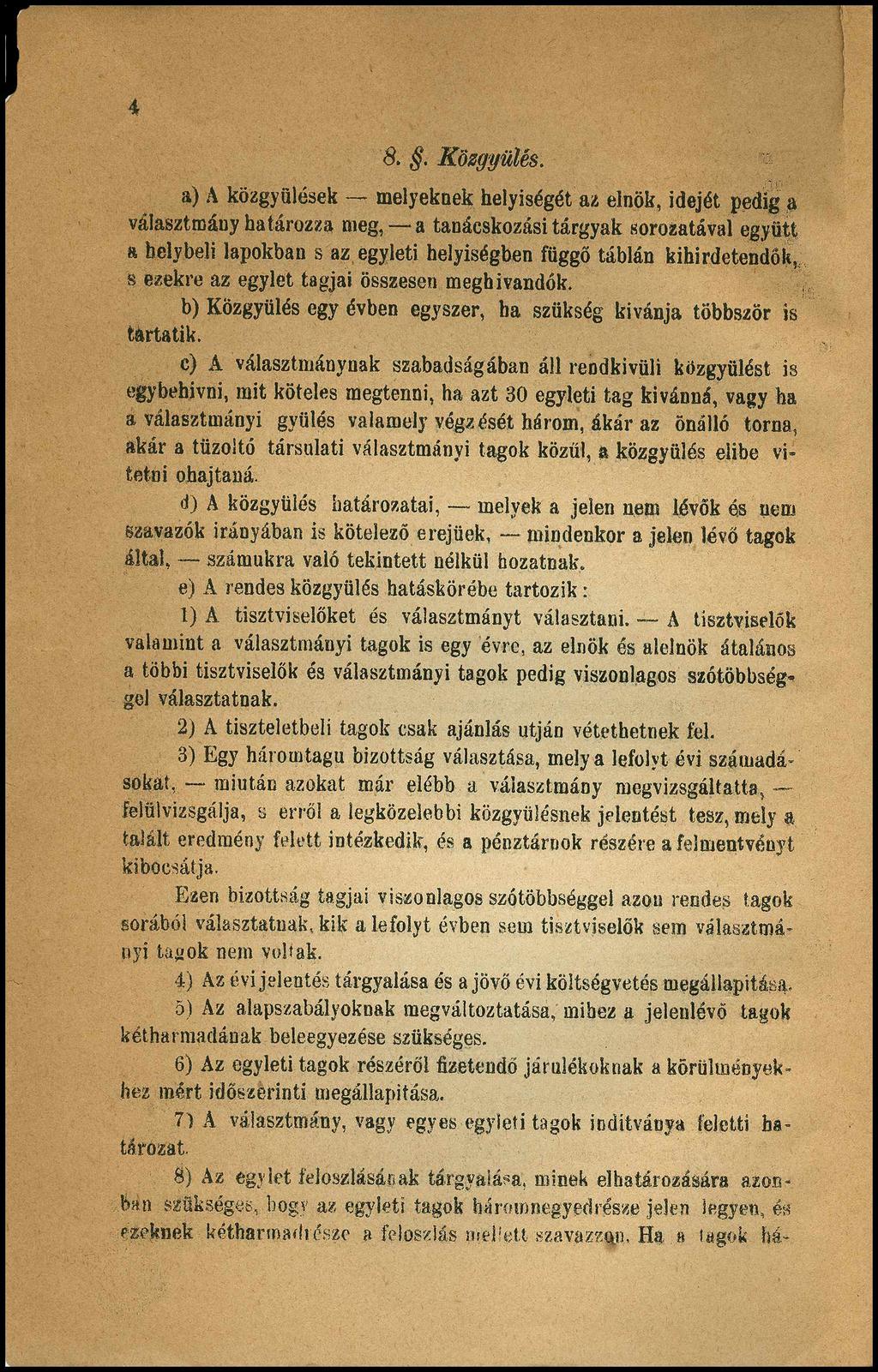 4 8.. Közgyűlés.