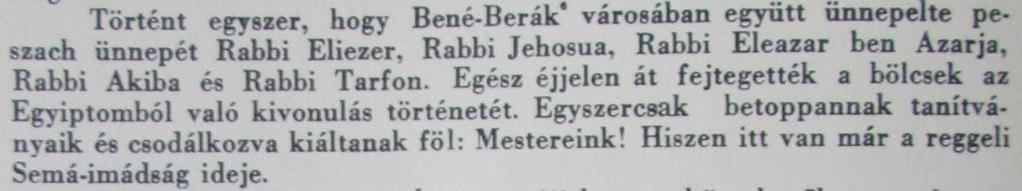 Hajnal Bené-Berak-ban