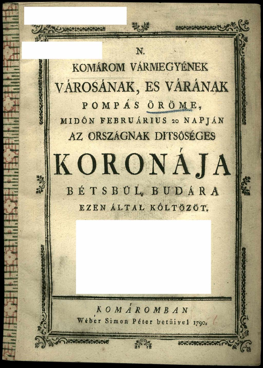 N. KOMÁROM VÁRMEGYÉNEK