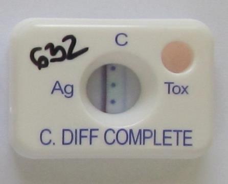 Diff Chek-60 Premier Immunocard A + B Remel ProSpecT 92 GA Clostridium difficile antigen 90 60 65 70 75 80 85 90