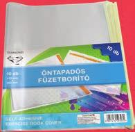 füzetborító Teljes felületén tapadó és méretre vágható,