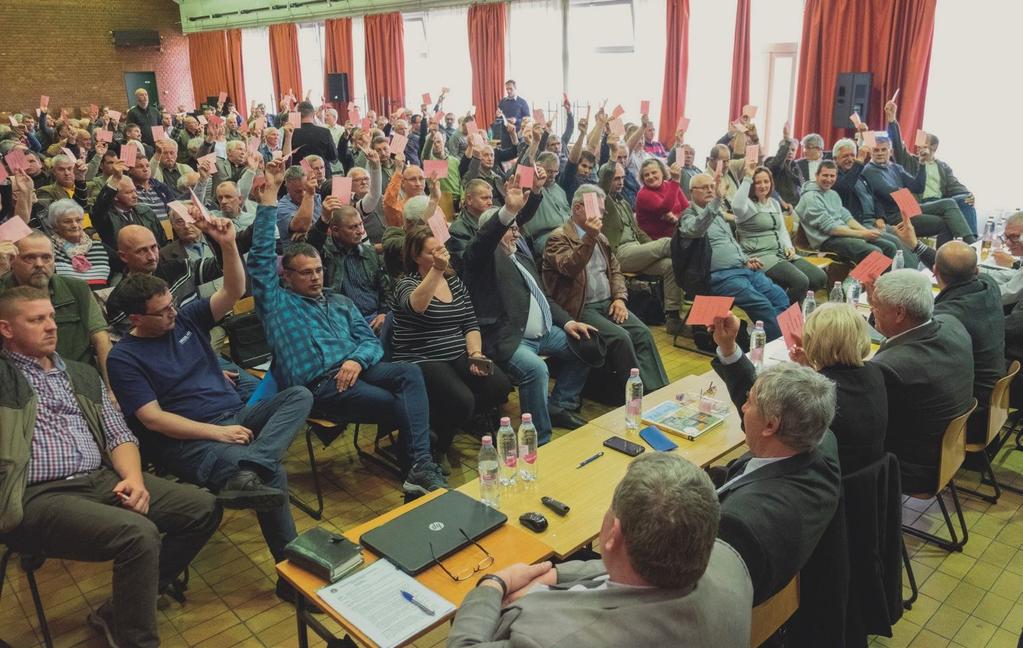 A küldöttgyűlésen megtudtuk: 2018-ban a tagszervezetek július 10-ig teljesítették tagdíjbefizetési kötelezettségüket.