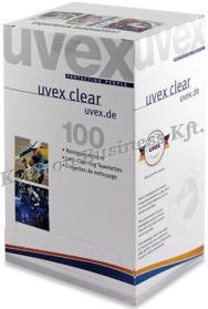 UVEX SZEMÜVEGTISZTÍTÓK, KIEGÉSZÍTŐK U9207.005-9970.002 Szemüvegtisztítók: U9963.000: minden lencséhez ajánlott 100 db előnedvesített, szilikonmentes tisztítókendő U9970.
