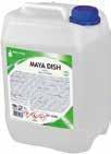 ph 12,0-13,0 Kiszerelés: 10L MAYA DISH folyékony gépi mosogatószer a zsírokat,