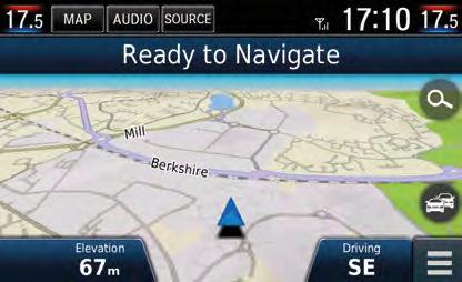 MŰHOLDAS NAVIGÁCIÓS RENDSZER Az integrált, műholdas Garmin navigációs rendszer segít megtalálni úti célját, és a valós idejű forgalmi információknak (TMC) köszönhetően mindig a leggyorsabb útvonalat