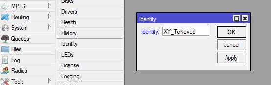 Router Identity