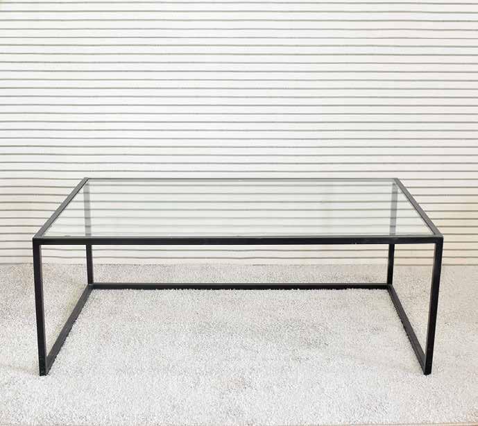 Mesa de centro CARMEL - Tapa de vidrio