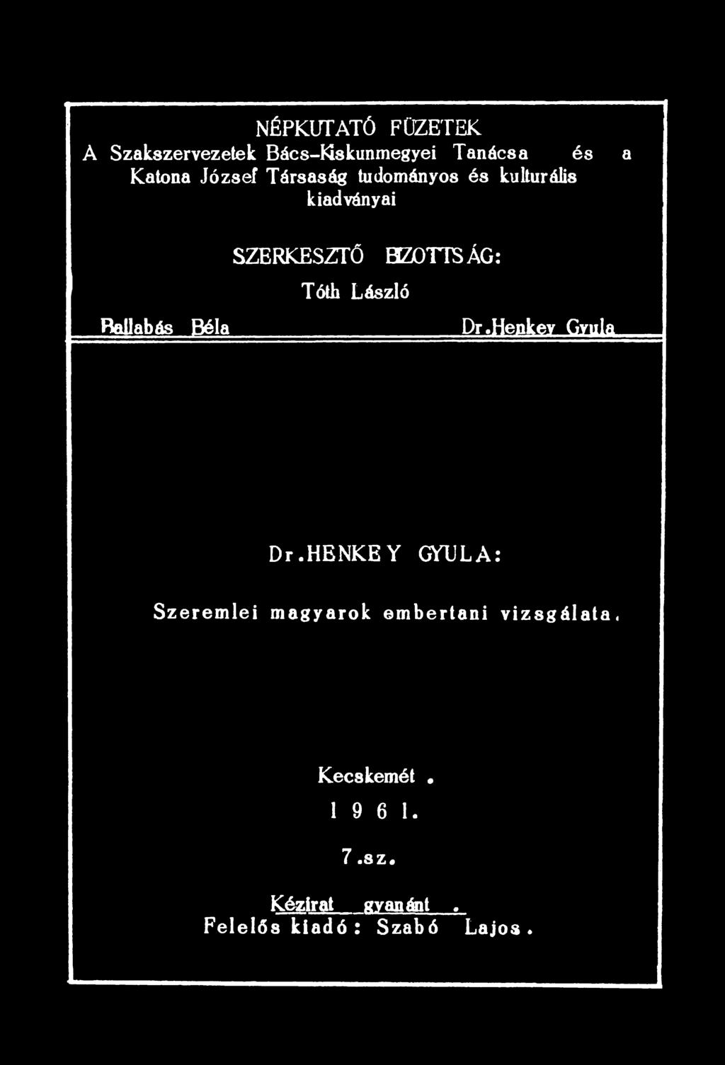 Henkey Gyula Dr.