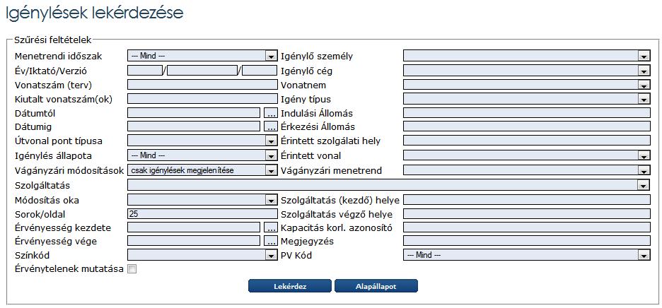 operatív közlekedés opciót választja, a VPE Kft. menetrendet szerkeszt az igényhez. Ebben az esetben a menetrend vonatszámmal együtt kerül átadásra.