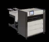 A nyomtatórendszer erőteljes munkafolyamat irányító portfólióval rendelkezik: nyomtatás küldő alkalmazások, okos nyomatatási, másolási és szkennelési megoldások, változó adat nyomtatás, online