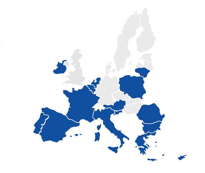 A Progress mikrofinanszírozási eszköz földrajzi eloszlása (2013.