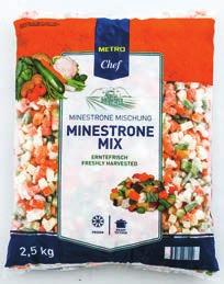 kg METRO Chef medium kelbimbó 4x2,5 kg 379,- 481,33 147432 2,5 kg METRO Chef zöldhüvelyű vágott zöldbab 4x2,5 kg 349,- 443,23 148671 2,5 kg METRO Chef 3-féle paprikacsík 4x2,5 kg 499,- 633,73 148529