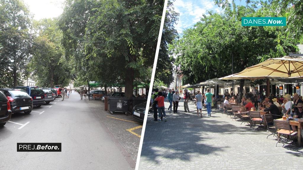 Ljubljana a városközpont átalakítása A fenntartható városi