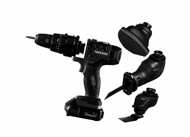 4-IN-1 CORDLESS COMBINATION TOOL PKGA 16 A1 4 AZ 1-BEN AKKUS KOMBINÁLT KÉSZÜLÉK Az originál használati utasítás fordítása AKU KOMBINOVANÉ NÁŘADÍ 4 V 1 Překlad originálního provozního návodu 4-V-1