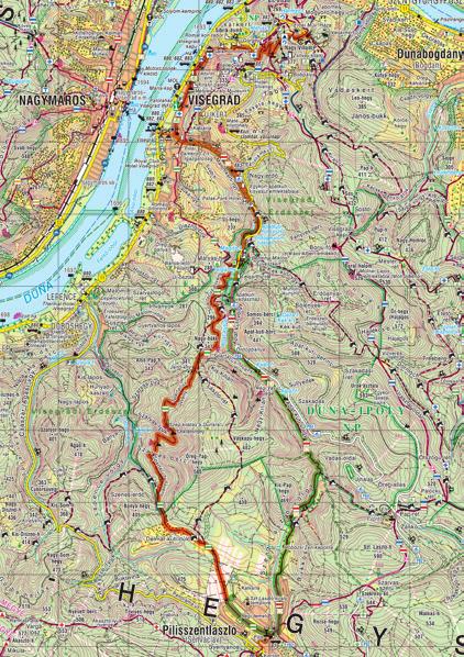 5. nap PILISSZENTLÁSZLÓ VISEGRÁD Útvonal: Pilisszentlászló Spartacus-ösvény Apátkúti-völgy Visegrád, Fő utca Salamon-torony Mogyoróhegyi Camping Táborhelyváltás Napi útvonalhossz: 12,9 km Napi