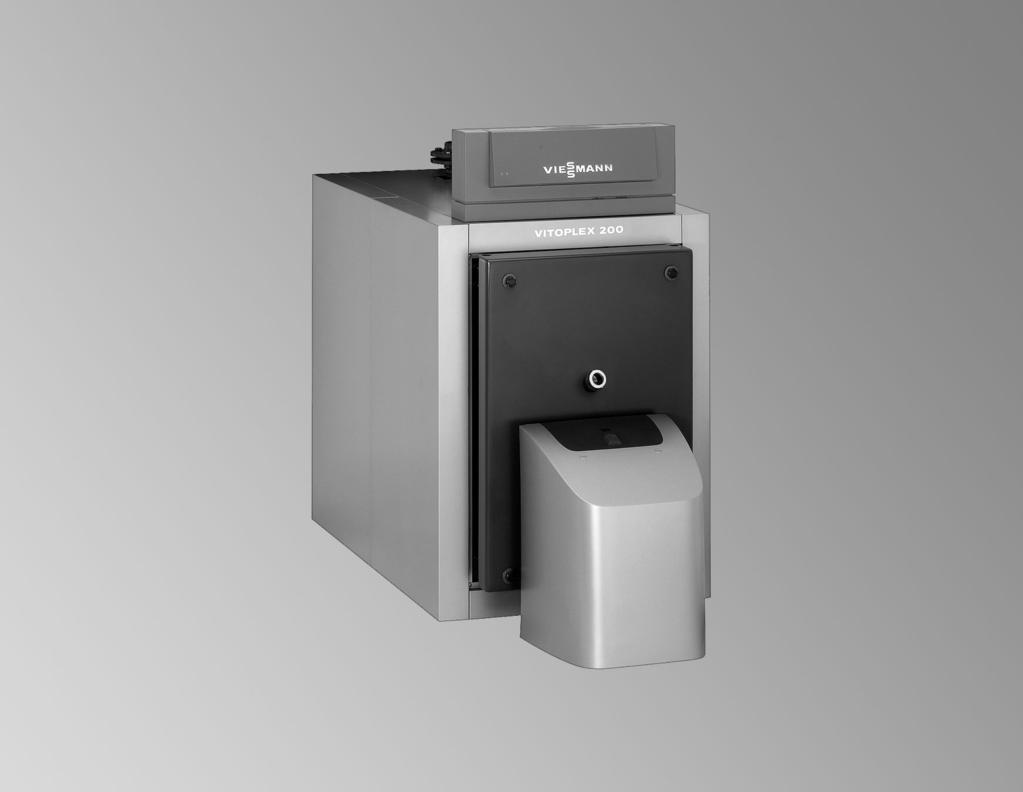VIESMANN VITOPLEX 200 Alacsonyhőmérsékletű olaj-/gázüzemű fűtőkazán 90 560 kw Műszaki