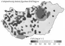 A talajnedvesség térbeli eloszlása megfelelô adatbázis esetén akár folyamatosan, rutinszerûen is számítható. Az alkalmazott modell azonban még számos bizonytalanságot hordoz.