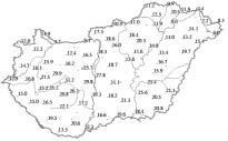 ábra. 2006.06.29-én mért legerôsebb széllökések Összefoglalás A fentiekben leírt viharnak több tanulsága is van.