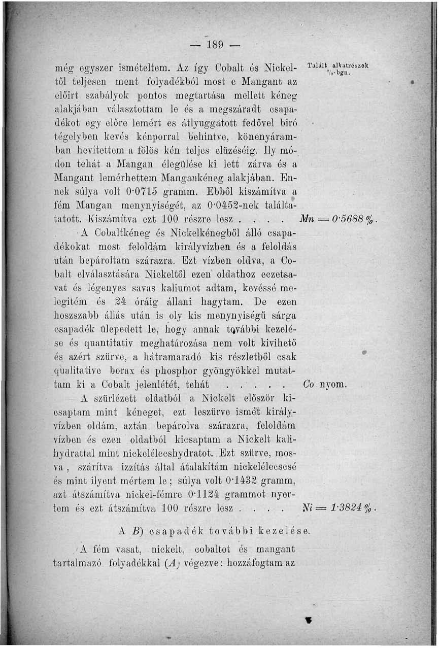 189 még ogyszer ismételtem.