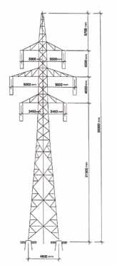120 kv-os távvezeték acél oszlopszerkezetek korrózióvédelmi festése, vasbeton alapok felújítása 2002 Detk-Mátrai Erőmű Blokk III-IV. és Detk-Mátrai Erőmű Blokk V.