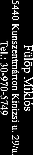 : 30-970-5749 V07/201 8 Vagyonértékelés