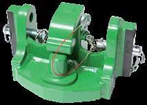 oldaalcsappal és 38 csapszeggel VONÓFEJ JOHN DEERE K80