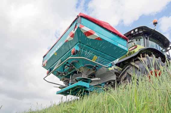 DX 20 függesztett műtrágyaszóró - 900 literes tartállyal - Ecoboard táblaszéli szórás - Max.