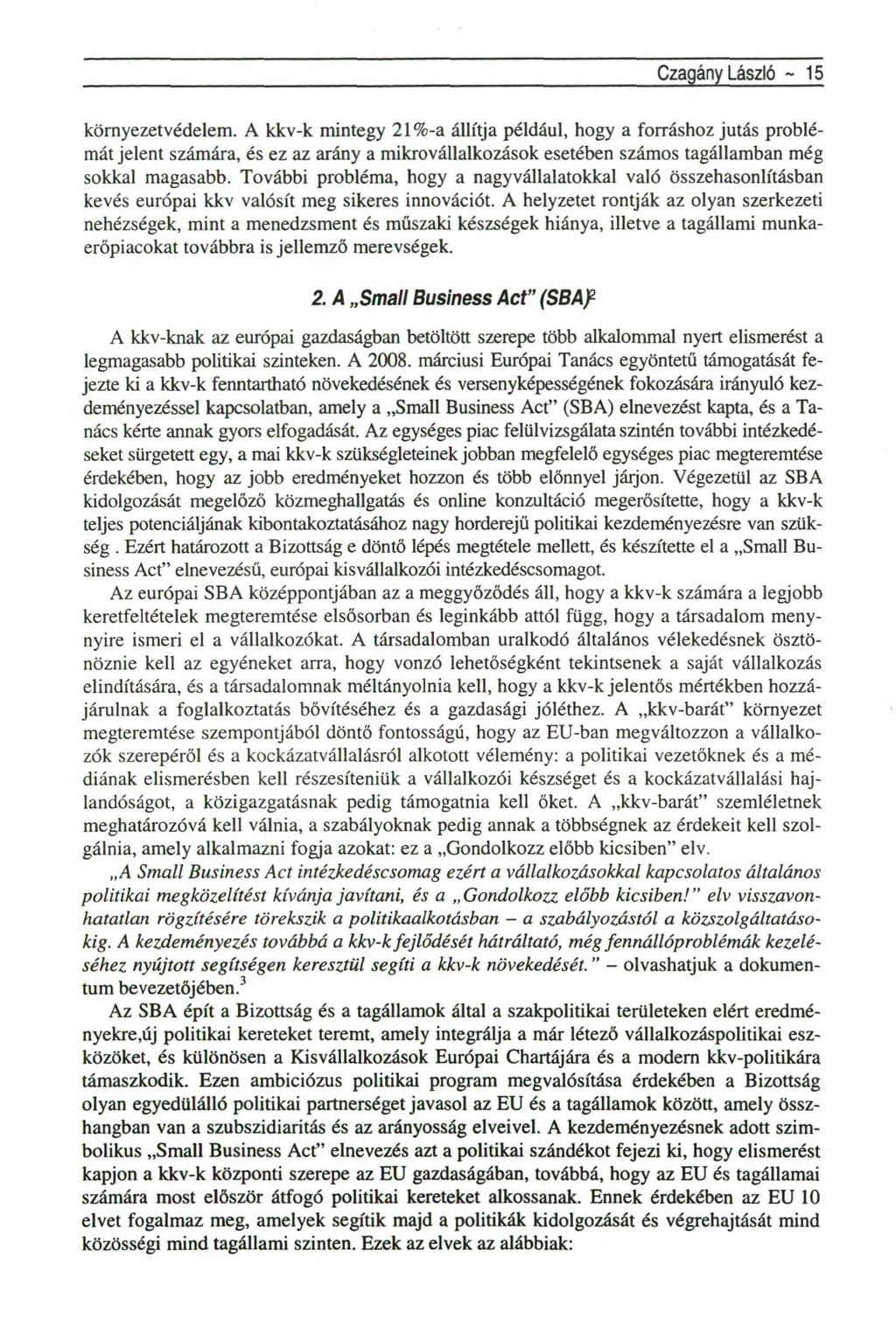 Czagány László - 15 környezetvédelem.