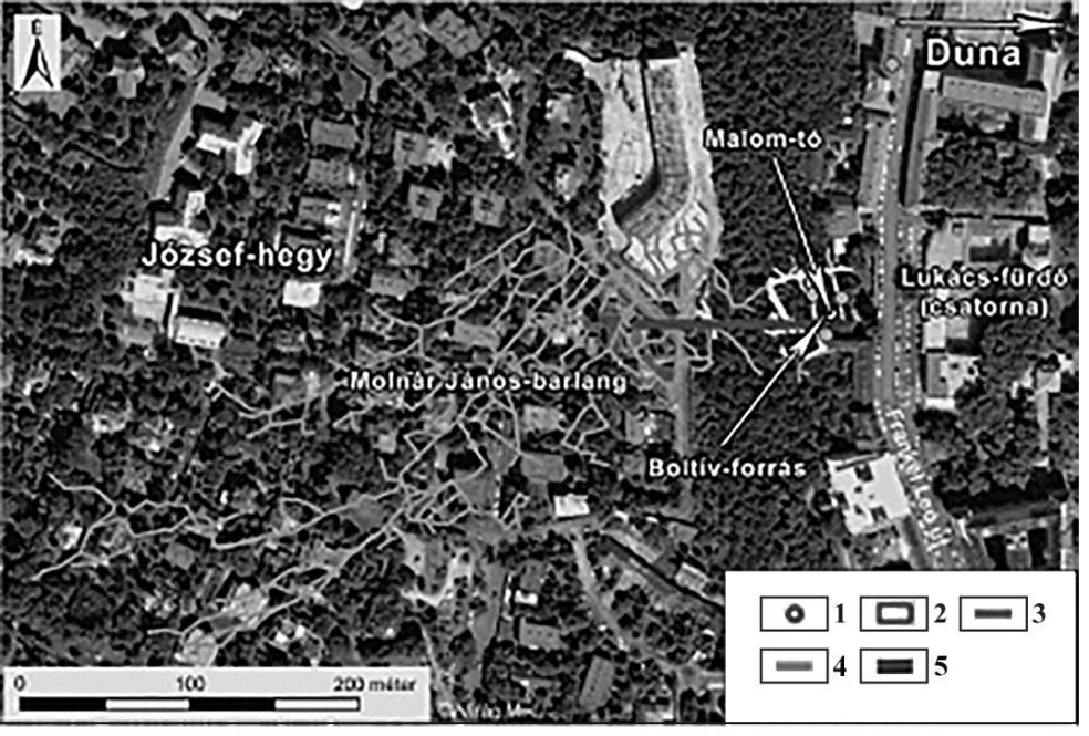 fluidumok hozzáadódása is valószínűsíthető (ERŐSS 2010, ERŐSS et al. 2012a). A barlangrendszer vizét a mélyből feltörő meleg és a Budaihegységből érkező langyos karsztvíz adja (KALINOVITS 2010).