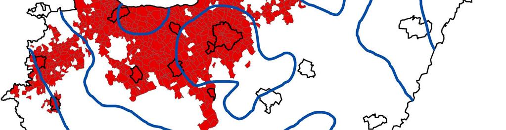 36. ábra A módszerek összevetése, 2015 Eredményeim némileg átértékelik a hazai térszerkezettel foglalkozó szakirodalom megállapításait, melyek közül néhányat kiemelve vetem össze kutatásaimmal.