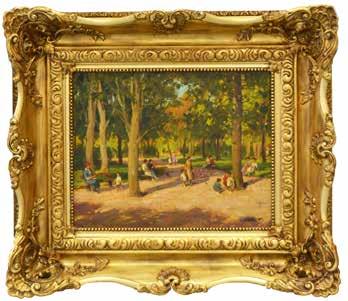 ILLENCZ LIPÓT (1882-1950) Strand / Beach 70,5 x 100,5 cm