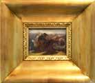 PÁLLYA CELESZTIN (1864-1948) Vásári részlet / Market detail 10 x 14 cm Pállya C.