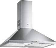 7720374 Mosható fém zsírszűrő 34 TEKA DBB 60 KÜRTÖS PÁRAELSZÍVÓ nyomógombos kezelőpanel szélesség: 60 cm Ckkszám: 1064377 29 Teljesítmény szabad légkáramlás esetén: 475
