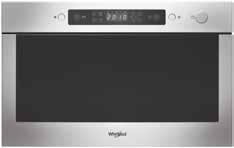 WHIRLPOOL AMW 439/IX MIKROHULLÁMÚ SÜTŐ 3D egyenletes mkrohullámú sugárzás dgtáls programozás ujjlenyomatmentes felület Ckkszám: 1164691 22 l KIOLVASZTÁS FUNKCIÓ